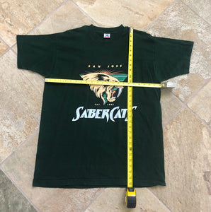 Vintage San Jose Sabercats Arena Football Tshirt, Size XL