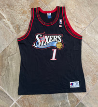 Load image into Gallery viewer, Vintage Philadelphia 76ers Tim Thomas Champion Basketball Jersey, Size 48, XL