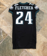 Load image into Gallery viewer, Philadelphia Eagles Bradley Fletcher Nike Game Worn Football Jersey, Size 44, Large