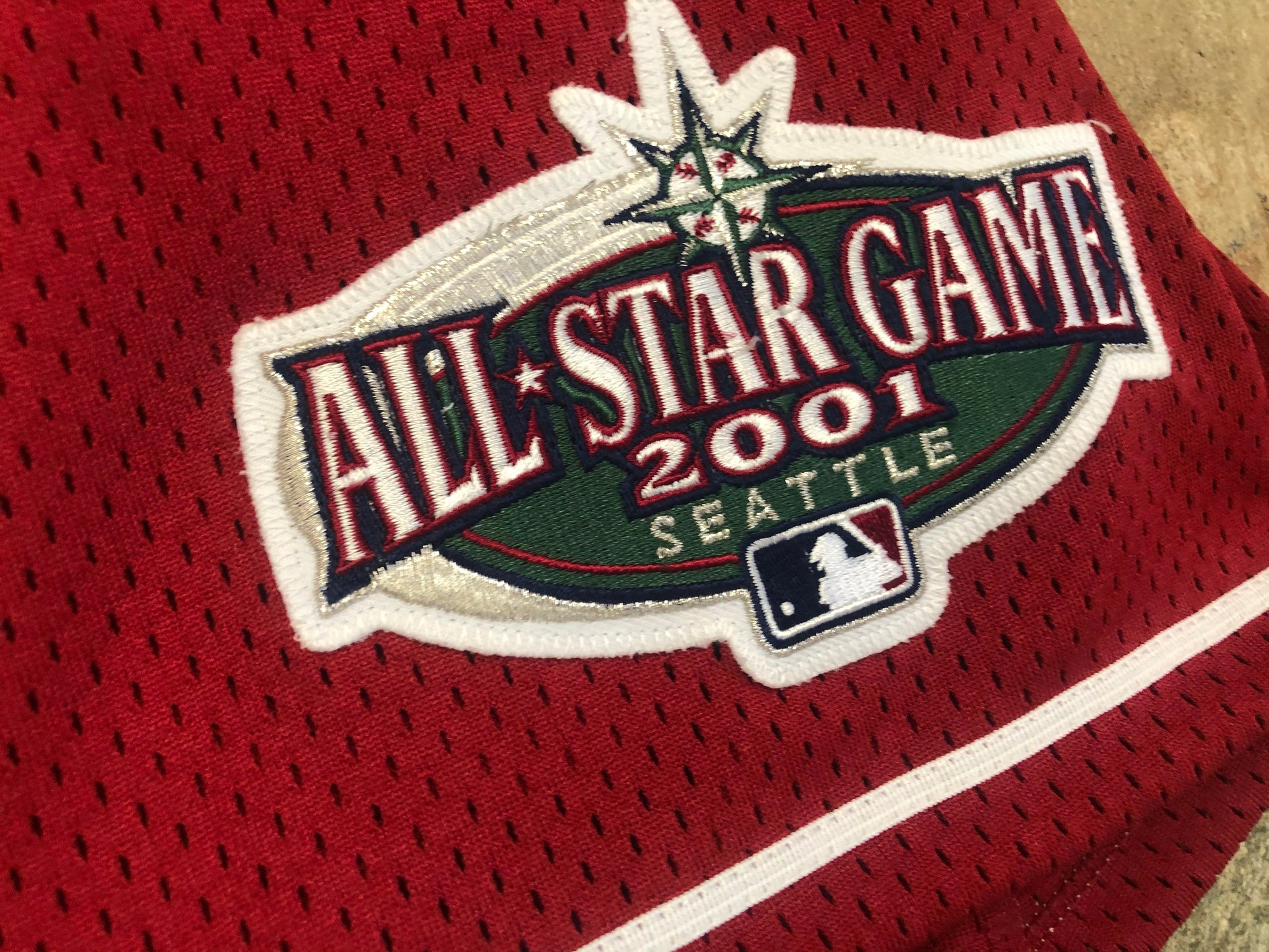 Vintage 2001 Seattle Mariners All Star Game National Majestic
