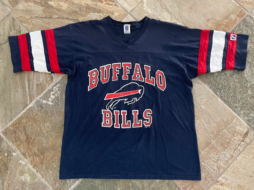 Vintage Buffalo Bills Logo 7 Football TShirt, Size XL