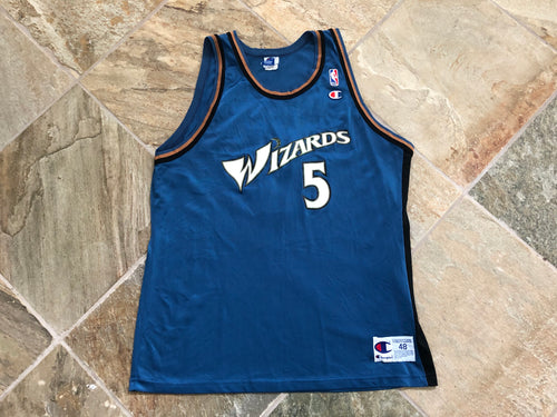 Vintage Washington Wizards Juwan Howard Champion Basketball Jersey, Size 48, XL