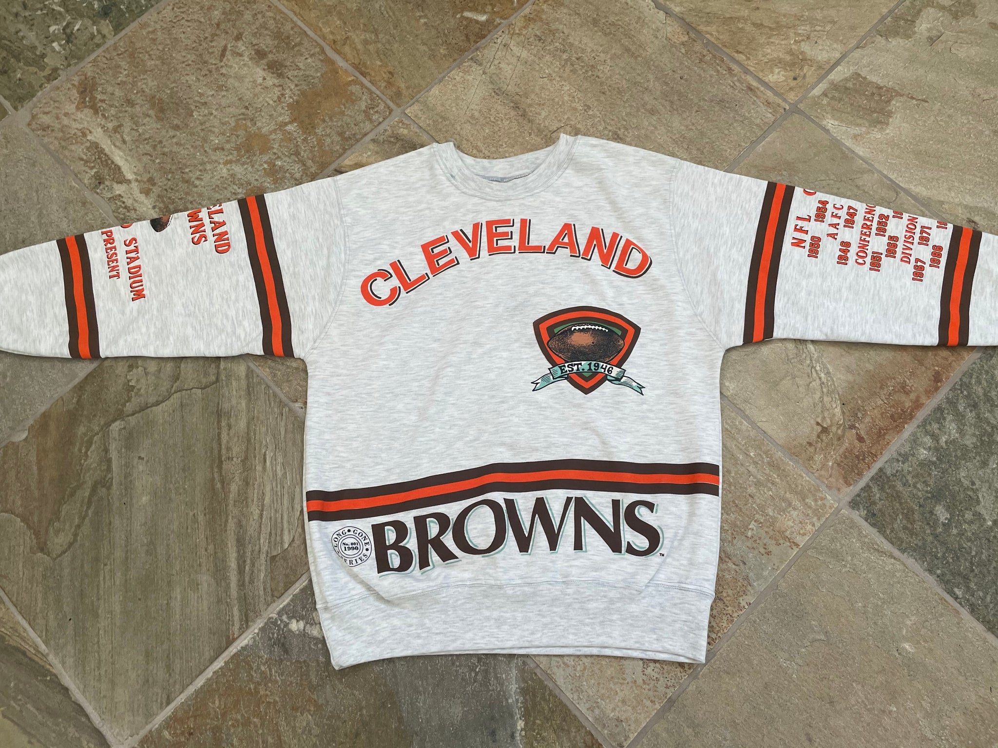 VINTAGE Champion 70s Cleveland Browns NFL Football Jersey Adult