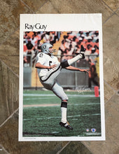 Load image into Gallery viewer, Vintage Oakland Raiders Ray Guy Sports Illustrated Football Poster