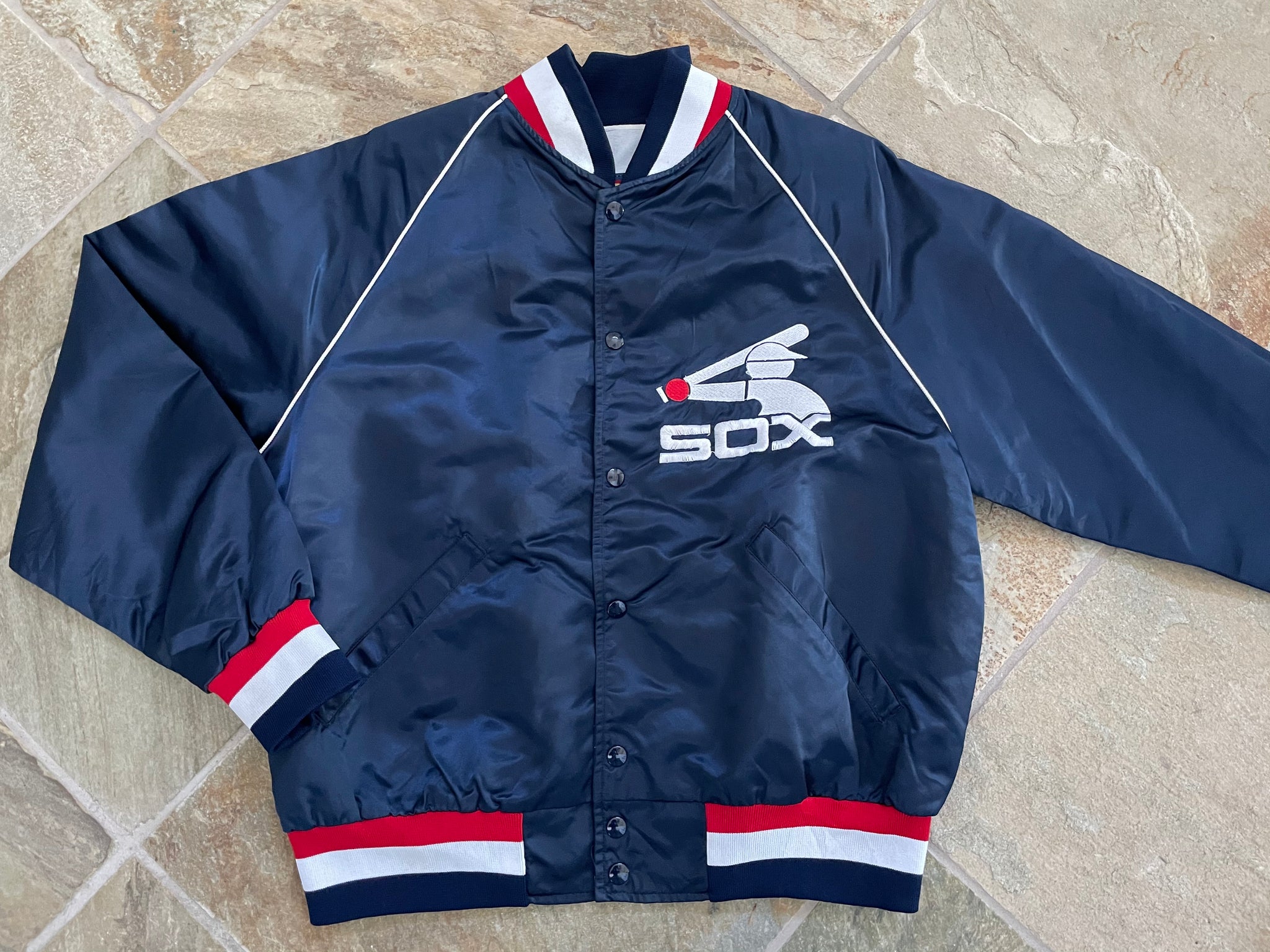 Vintage Chicago White Sox Satin Baseball Jacket, Size XL – Stuck In The 90s  Sports