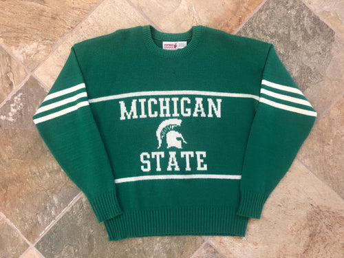 Vintage Michigan State Spartans Cliff Engle Sweater College Sweatshirt, Size XL