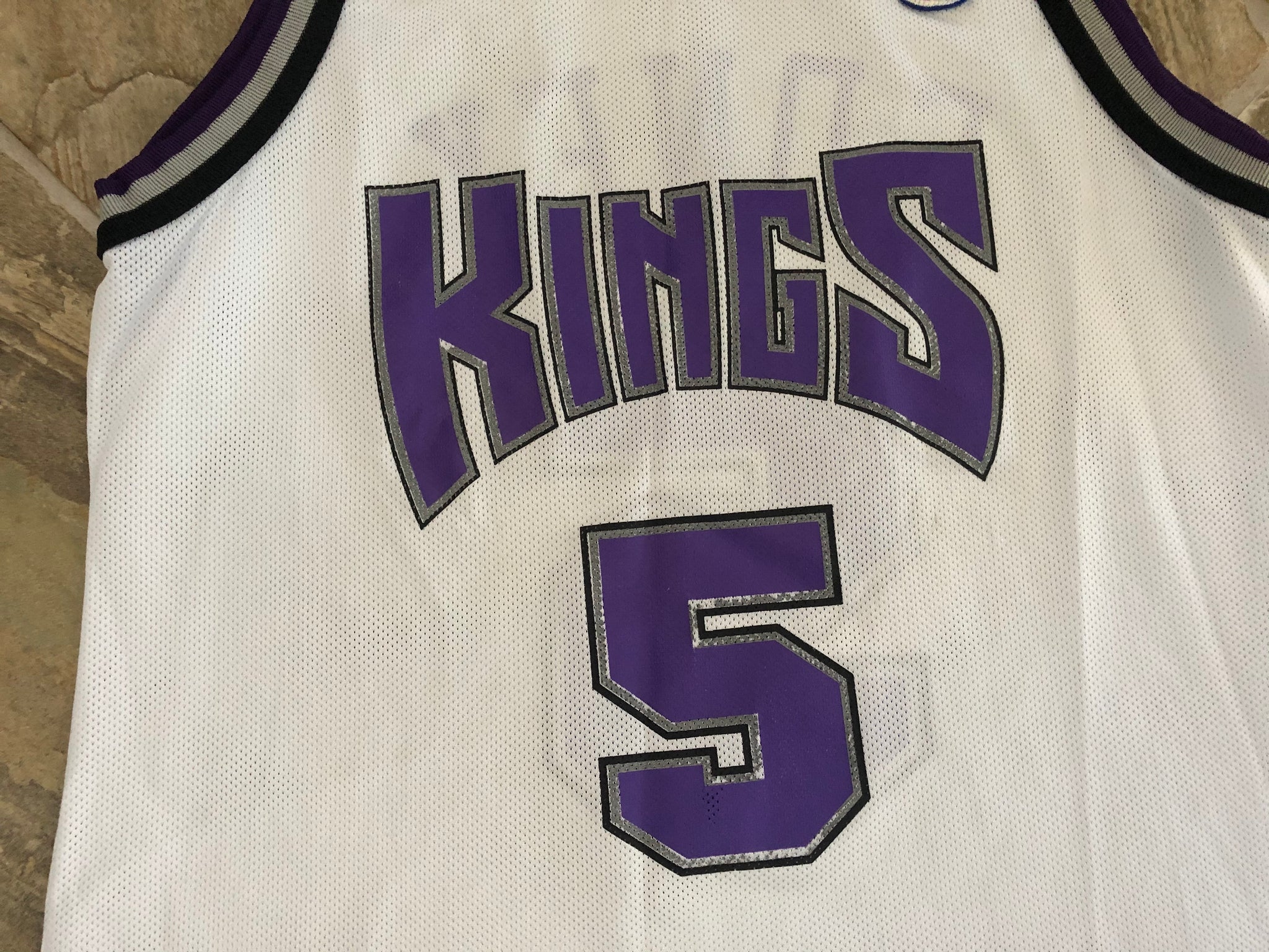 Vintage Sacramento Kings Tyus Edney Champion Basketball Jersey