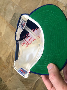 Vintage New England Patriots Logo Athletic Splash Snapback Football Hat