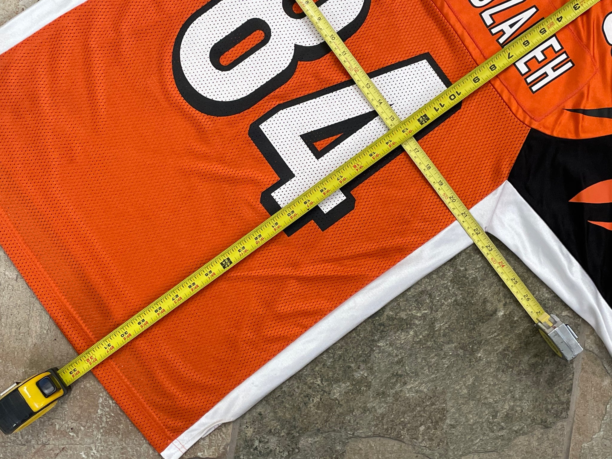 $285 TJ HOUSHMANDZADEH #84 CINCINNATI BENGALS REEBOK HOME SEWN