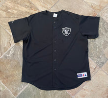 Load image into Gallery viewer, Vintage Oakland Raiders Majestic Baseball Football Jersey, Size XXL