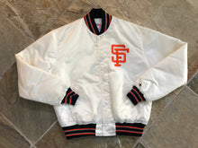 Load image into Gallery viewer, Vintage San Francisco Giants White Starter Satin Baseball Jacket, Size Large