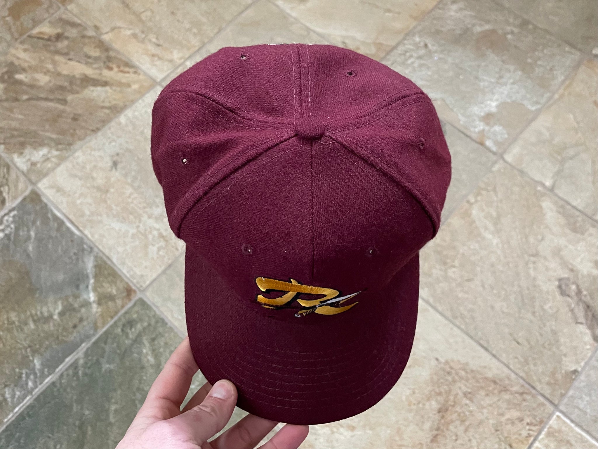 Vintage New Era Washington Redskins Spell Out Shadow Snapback Hat