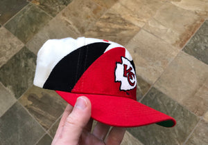 Vintage Kansas City Chiefs Logo Athletic Double Sharktooth Snapback Football Hat