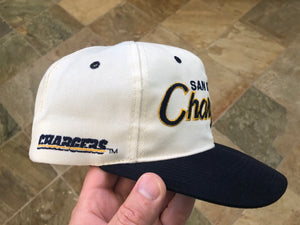 Vintage San Diego Chargers Sports Specialties Script SnapBack Football Hat