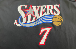 Vintage Philadelphia 76ers Tony Kukoc Champion Basketball Jersey, Size 52, XXL