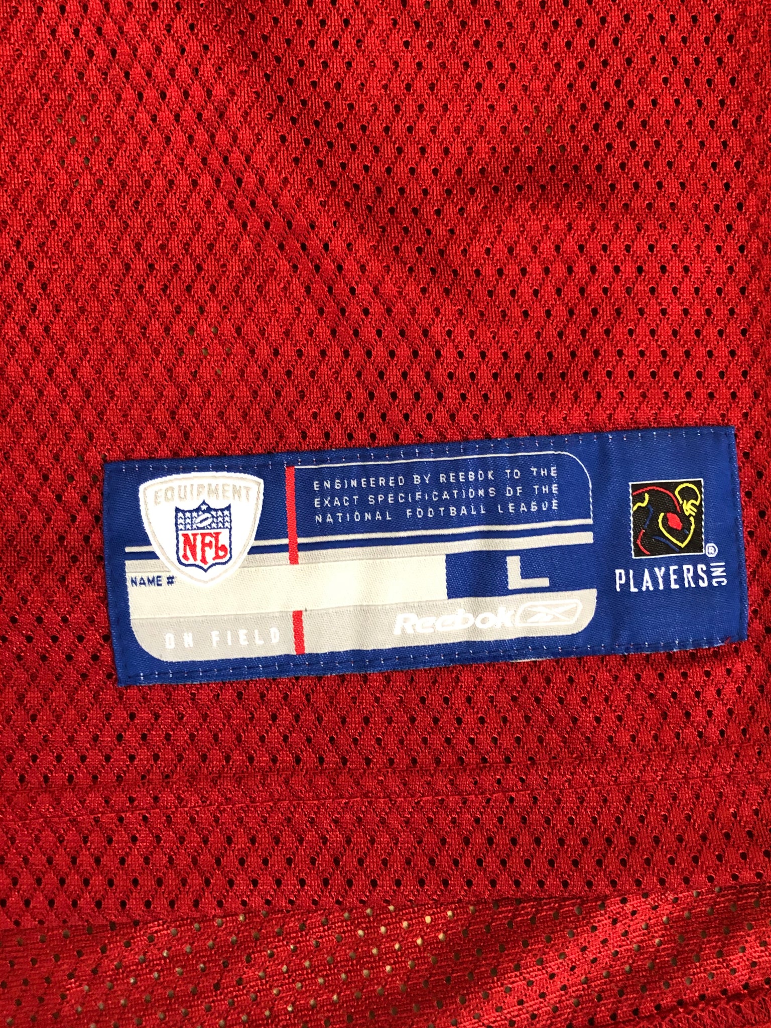 New with tags) Boys Reebok On Field San Francisco 49ers Jersey