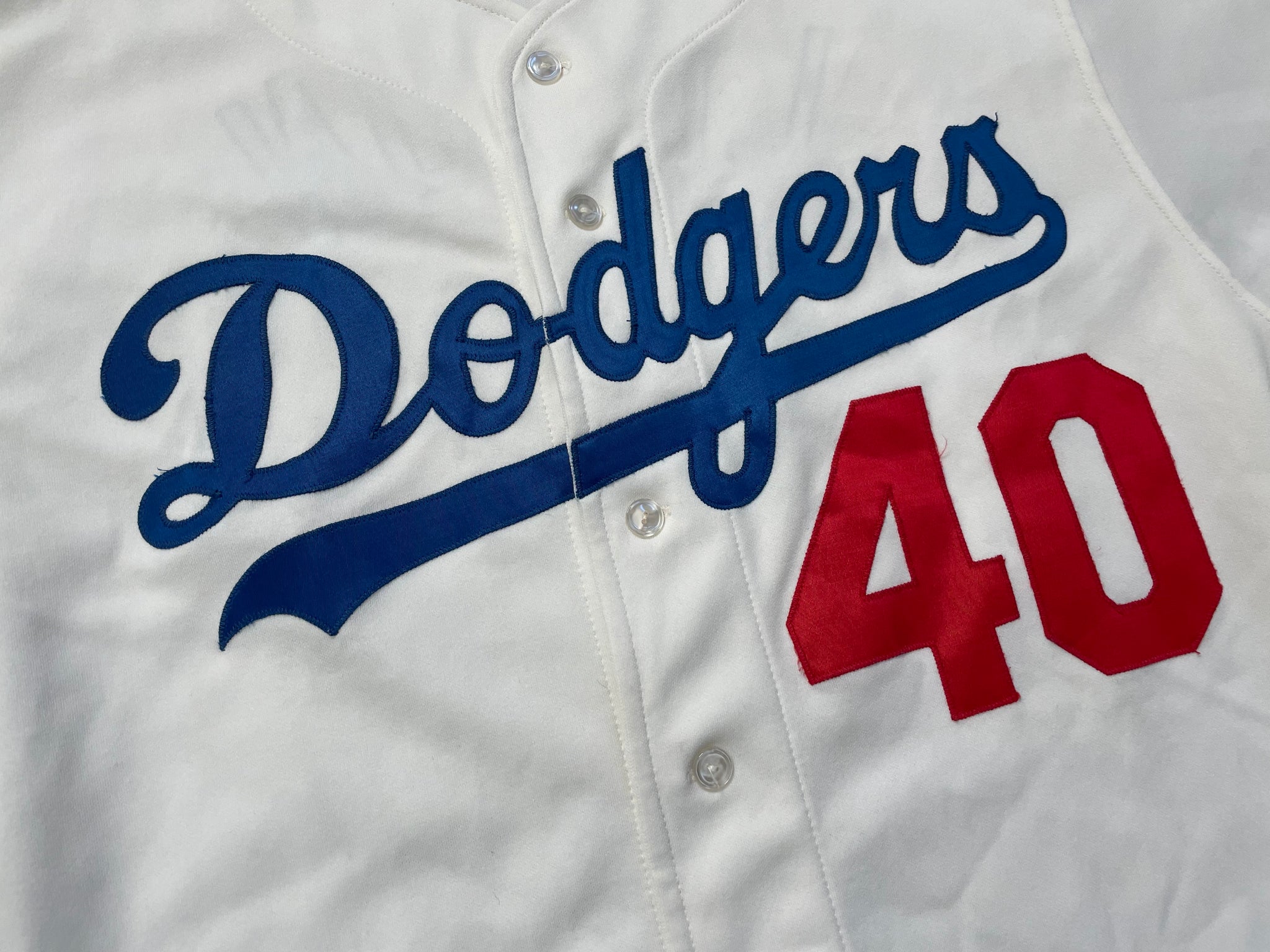 Los Angeles Dodgers Authentic Rawlings Home Jersey Size 44 Vintage
