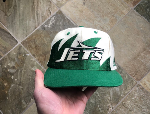 Vintage New York Jets Logo Athletic Sharktooth Snapback Football Hat
