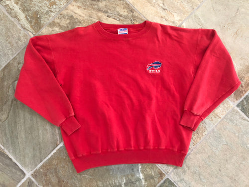 Vintage Buffalo Bills Trench Football Sweatshirt, Size Large