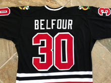 Load image into Gallery viewer, Vintage Chicago Blackhawks Ed Belfour Starter Hockey Jersey, Size XL
