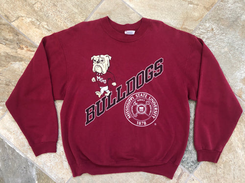 Vintage Mississippi State Bulldogs College Sweatshirt, Size XL