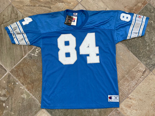 Vintage Detroit Lions Herman Moore Champion Football Jersey, Size 48, XL