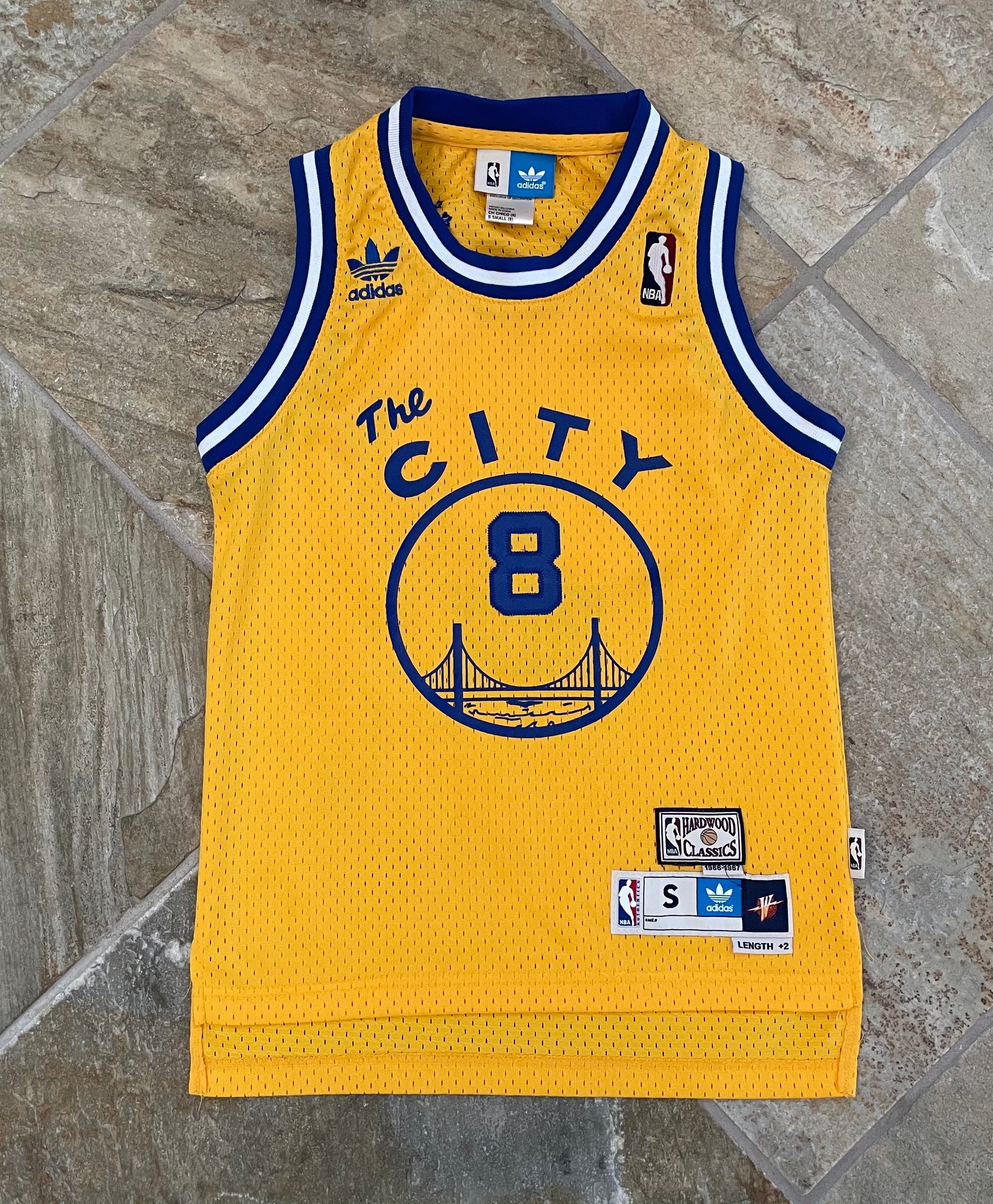  Golden State Warriors Youth Gold Vintage The City
