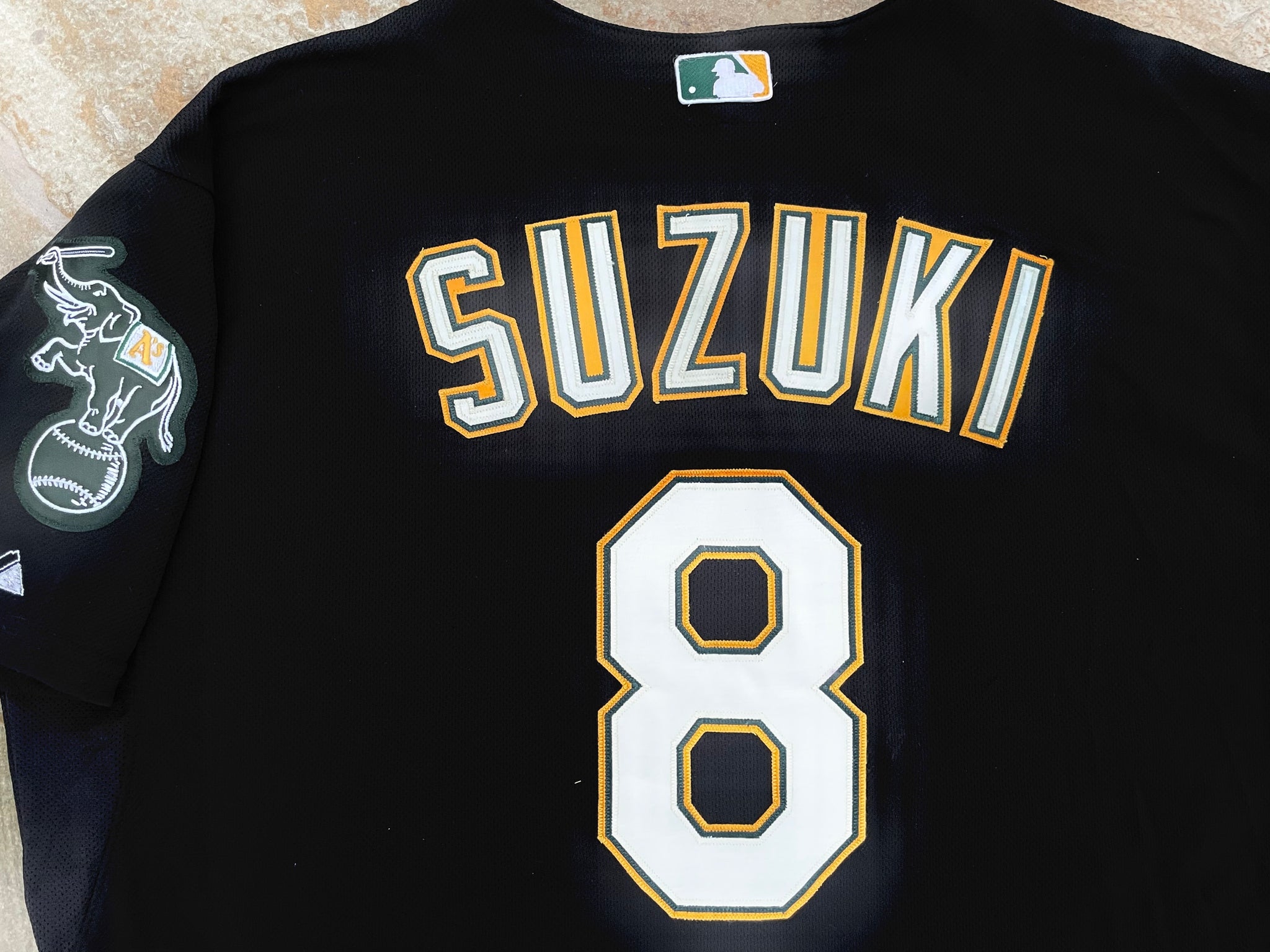 Oakland Athletics Kurt Suzuki Majestic Authentic Baseball Jersey