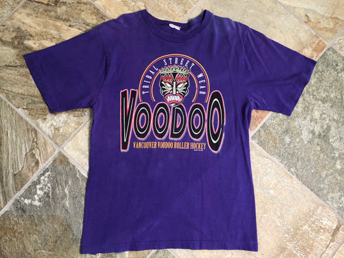Vintage Vancouver Voodoo Roller Hockey Tshirt, Size Medium