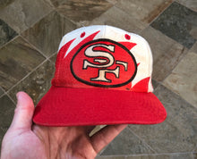 Load image into Gallery viewer, Vintage San Francisco 49ers Logo Athletic Sharktooth Snapback Football Hat