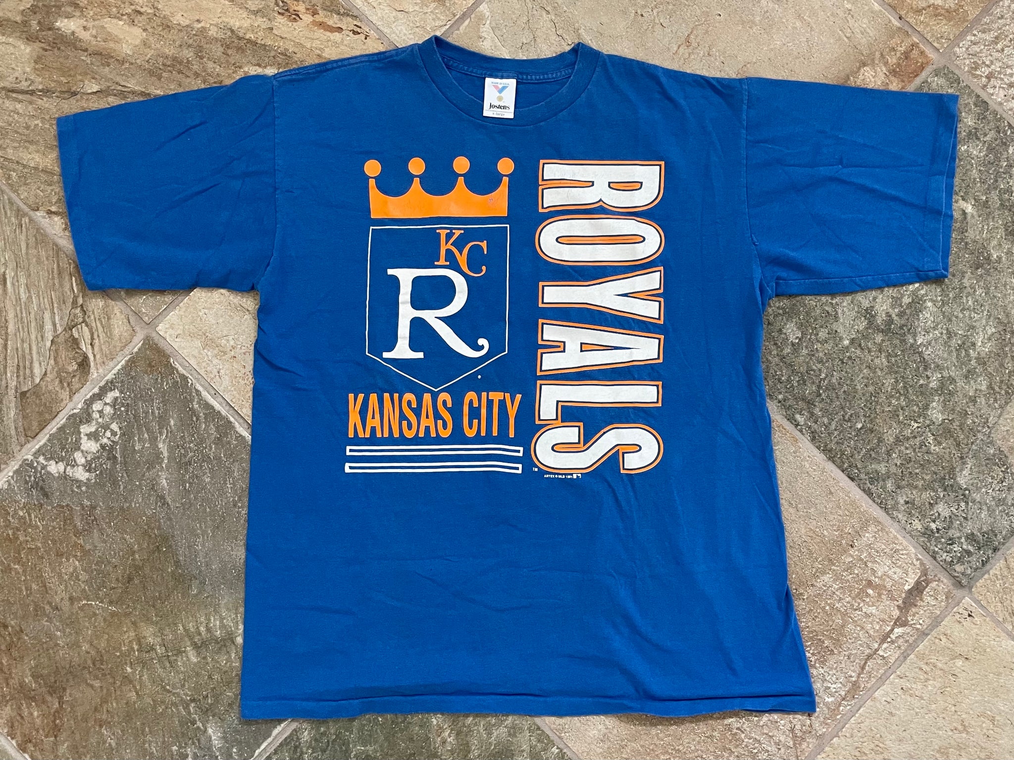 KANSAS CITY ROYALS BASEBALL STARTER SHIRT XL Other Shirts \ Baseball