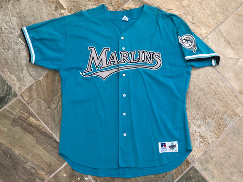 Vintage Florida Marlins Russell Athletic Diamond Collection Baseball Jersey, Size 52 XXL