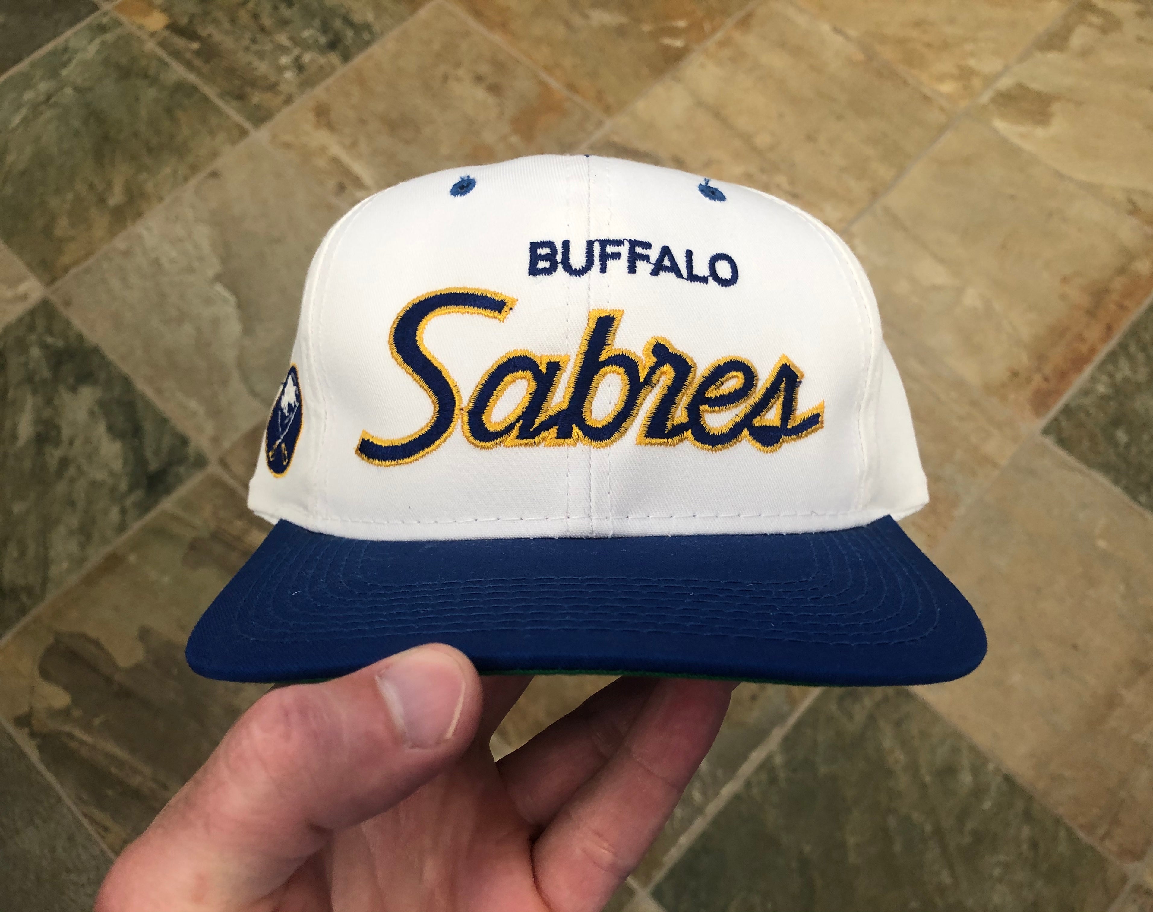 Vintage Buffalo Sabres Sports Specialties Script Draft Day Snapback Wool  The Pro