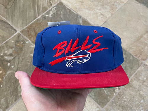 Vintage Buffalo Bills AJD Signature Script Snapback Football Hat