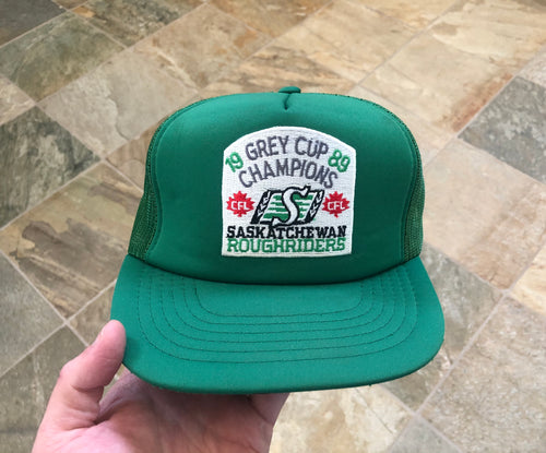 Vintage Saskatchewan Roughriders CFL Grey Cup Snapback Football Hat