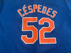 New York Mets Yoenis Céspedes Majestic Baseball Jersey, Size Youth Medium, 8-10