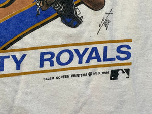 Vintage Kansas City Royals Bo Jackson Salem Sportswear Baseball Tshirt, Size Large