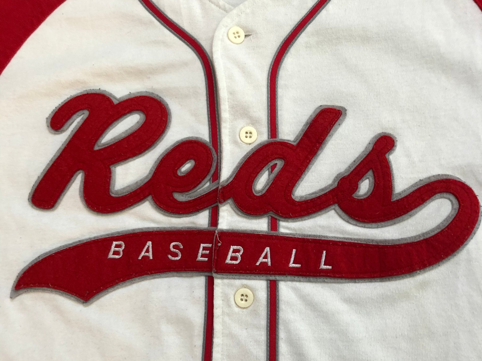 OLD BAY Script (Red & White) / Vintage Baseball Jersey