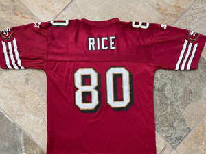 Vintage San Francisco 49ers Jerry Rice Starter Football Jersey, Size Youth Large, 14-16
