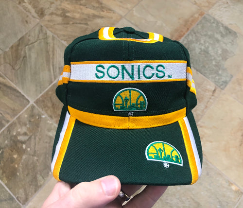 Vintage Seattle SuperSonics Twins Enterprises Snapback Basketball hat