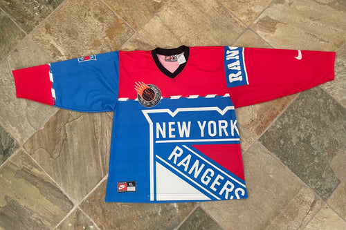 Vintage New York Rangers Nike Street Hockey Jersey, Size XL