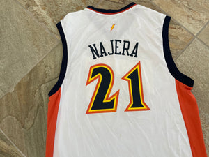 Vintage Golden State Warriors Eduardo Najera Reebok Basketball Jersey, Size Large