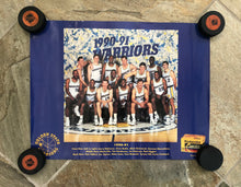Load image into Gallery viewer, Vintage 1990-1991 Golden State Warriors Team Photo Basketball Poster