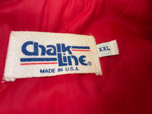 Load image into Gallery viewer, Vintage Kansas City Chiefs Chalk Line Satin Football Jacket, Size XXL