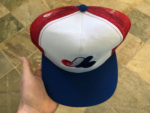 Vintage Montreal Expos Annco Trucker Snapback Baseball Hat