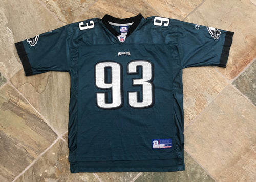 Vintage Philadelphia Eagles Jevon Kearse Reebok Football Jersey, Size Large