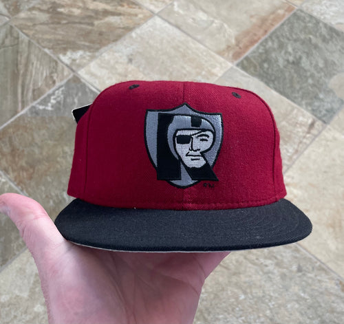 Vintage Oakland Raiders New Era Tones Fitted Pro Football Hat, Size 6 3/8