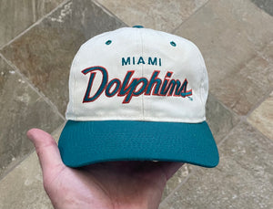 Vintage Miami Dolphins Sports Specialties Script Snapback Football Hat