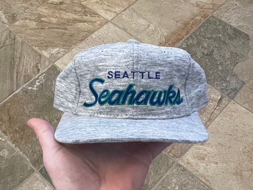 Vintage Seattle Seahawks Sports Specialties Script Snapback Football Hat