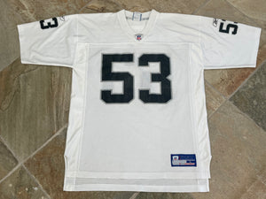 Vintage Oakland Raiders Bill Romanowski Reebok Football Jersey, Size Large